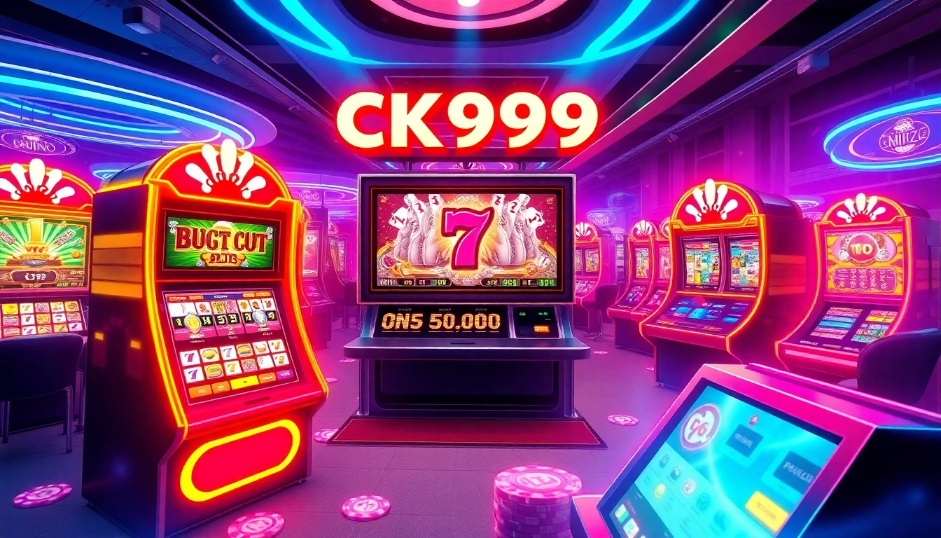 Engaging CK999 game interface showcasing vibrant slots and betting action to attract online players effectively.