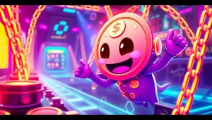 Pepe Meme Coin in action on GambleFi platform with multi-chain bridges and vibrant visuals for